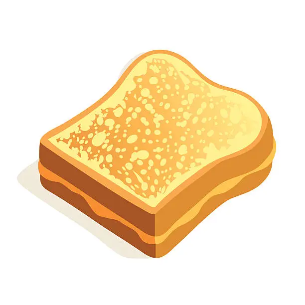 Vector illustration of Grilled Cheese