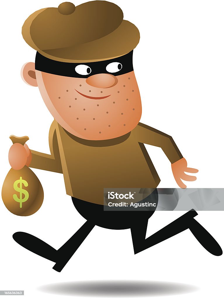 Thief Stock Illustration - Download Image Now - Cartoon, Gangster, Adult -  iStock