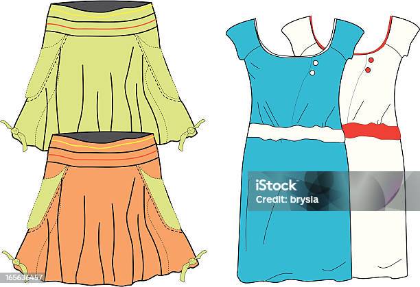 Vektordress Rock Stock Vektor Art und mehr Bilder von Illustration - Illustration, Kleid, Kleidung