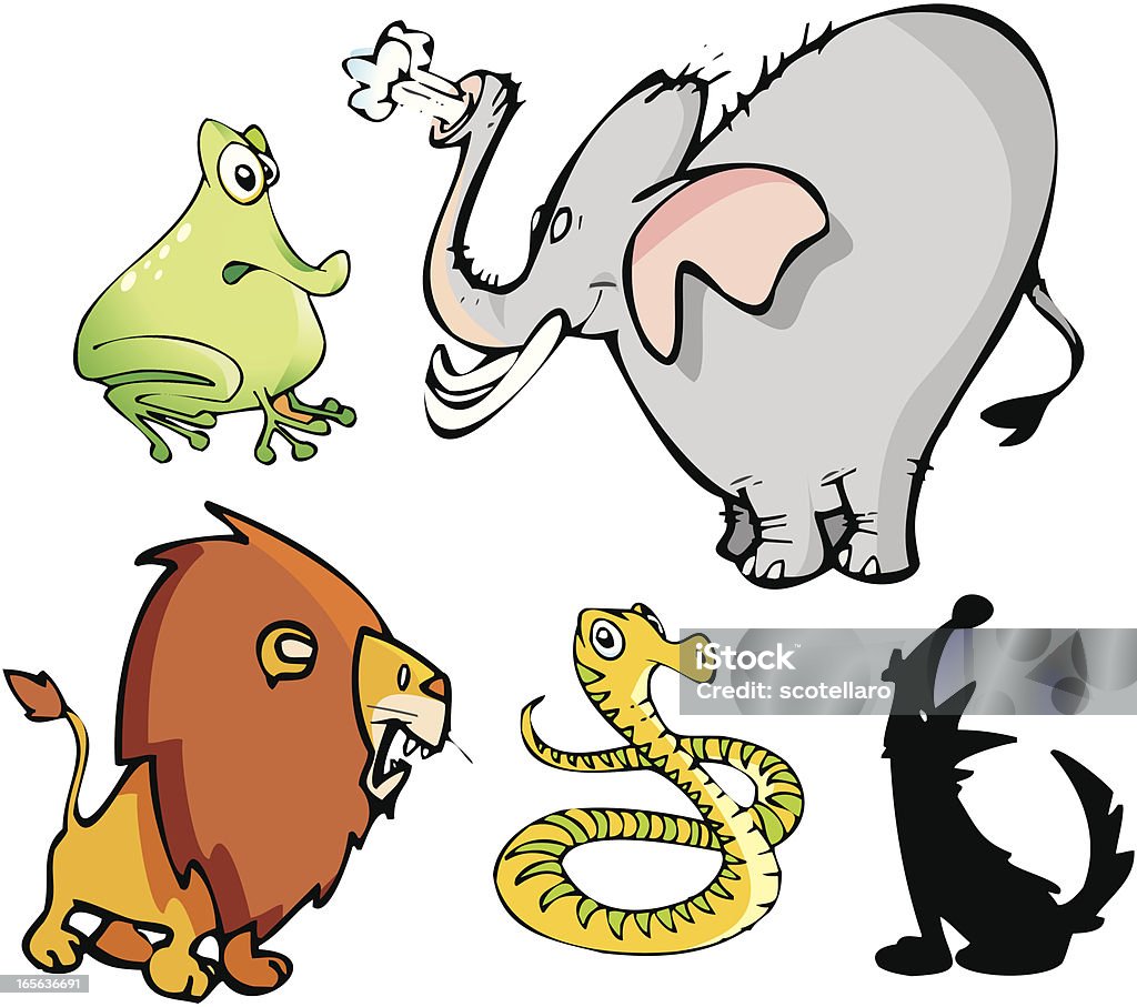 Voices Of Wild Animals Stock Illustration - Download Image Now - Animal,  Caricature, Cartoon - iStock