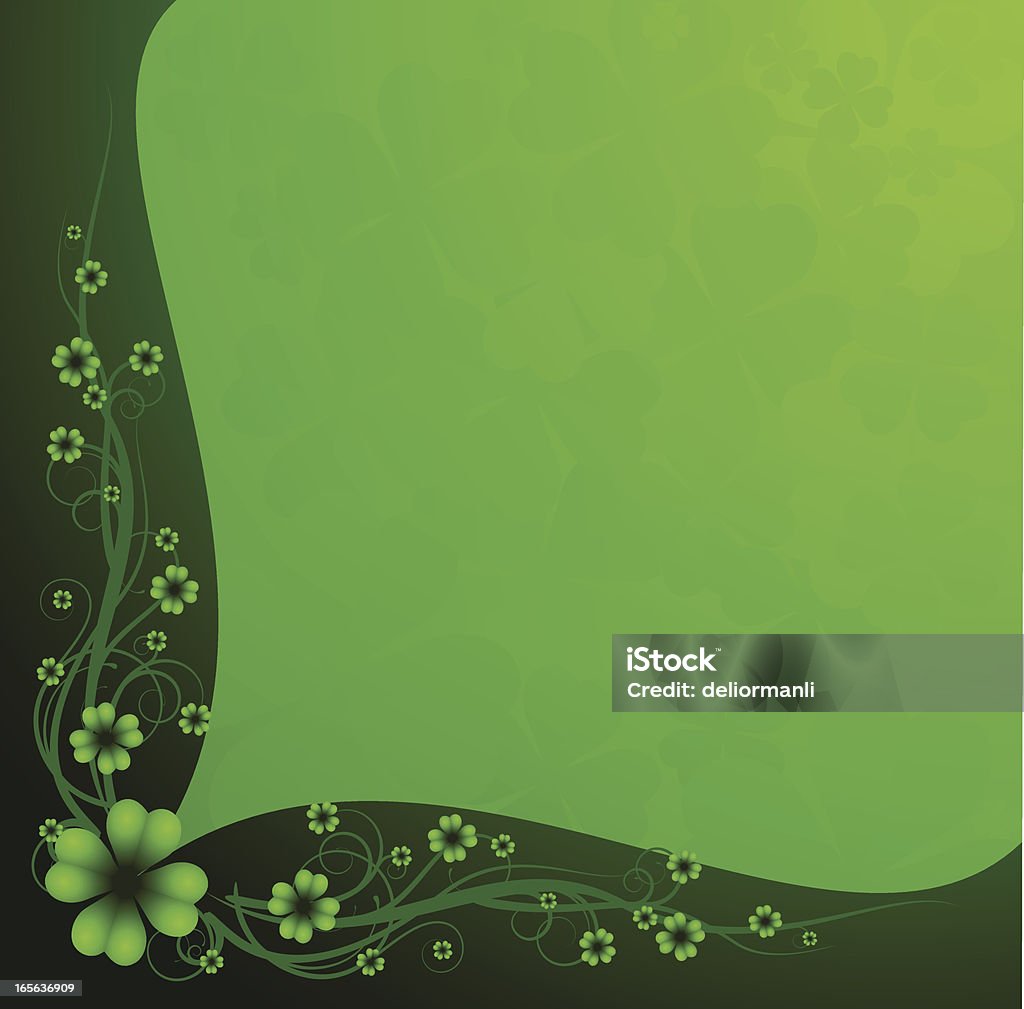 Shamrock Background Art And Craft stock vector