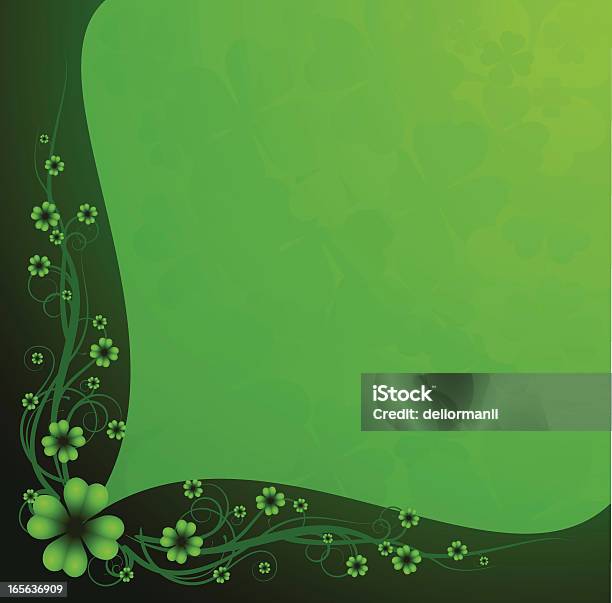 Shamrock Background Stock Illustration - Download Image Now - Art And Craft, Backgrounds, Celebration