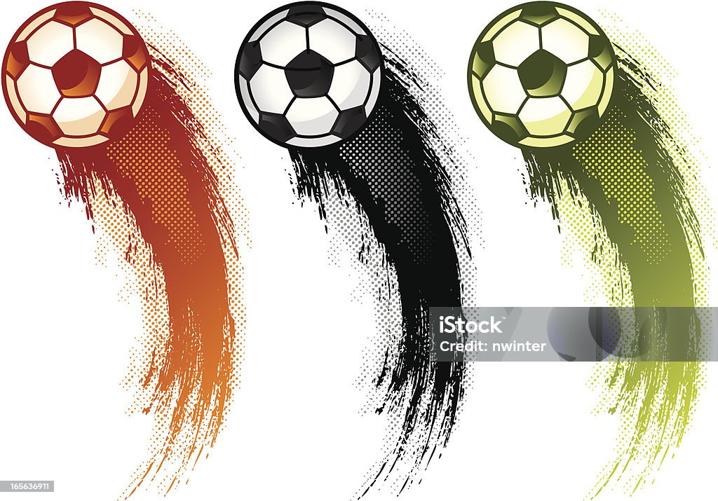 swooshes de futebol - Royalty-free Meia-tinta - Aperfeiçoamento Digital arte vetorial