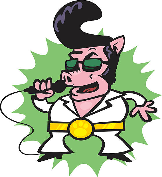Disco Pig Stock Illustration - Download Image Now - Elvis Presley, Disco  Dancing, Nightclub - iStock