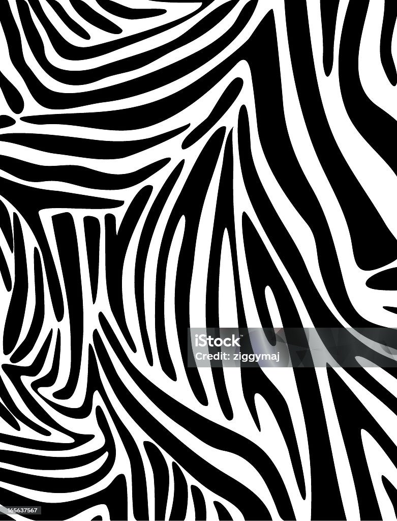 Padrão de pele de Zebra - Royalty-free Marca de Zebra arte vetorial