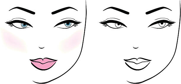 ilustrações de stock, clip art, desenhos animados e ícones de rosto feminino - women human face sensuality human eye