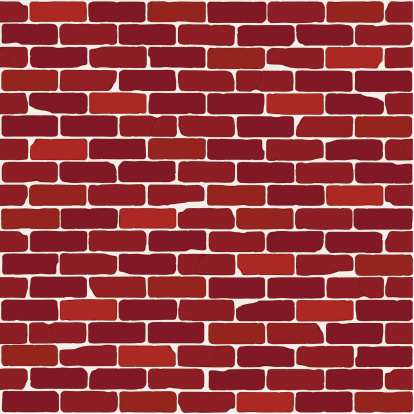 Seamless, old brick wall great for patterns and backgrounds (SVG file included with download).