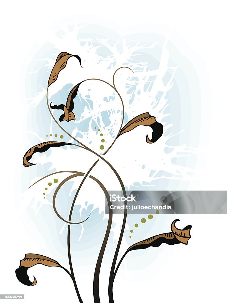 Fond floral - clipart vectoriel de Automne libre de droits