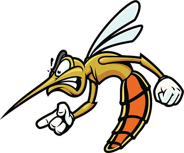 Vector illustration of Mosquito Bandit