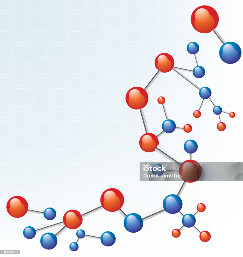 분자 배경기술 - 로열티 프리 0명 벡터 아트
