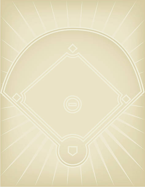 illustrations, cliparts, dessins animés et icônes de terrain de baseball-plan - old fashioned baseball baseballs retro revival