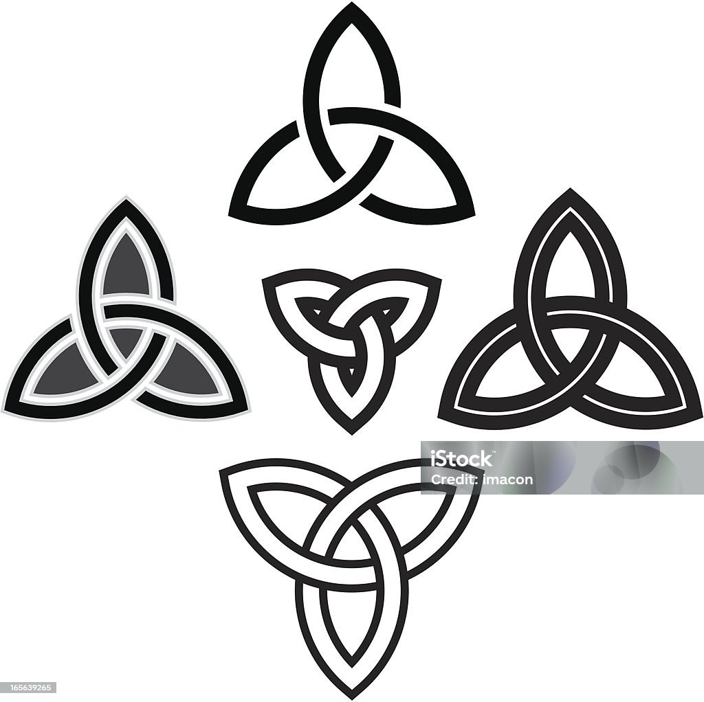Кельтский Knotwork - Векторная графика Кельтский узел роялти-фри