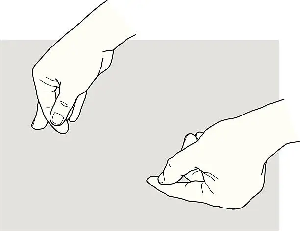 Vector illustration of Lifting_Hands