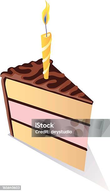Ilustración de Pastel De Cumpleaños Con Velas Y y más Vectores Libres de  Derechos de 12-23 meses - 12-23 meses, Trozo de tarta, Vela - Equipo de  iluminación - iStock