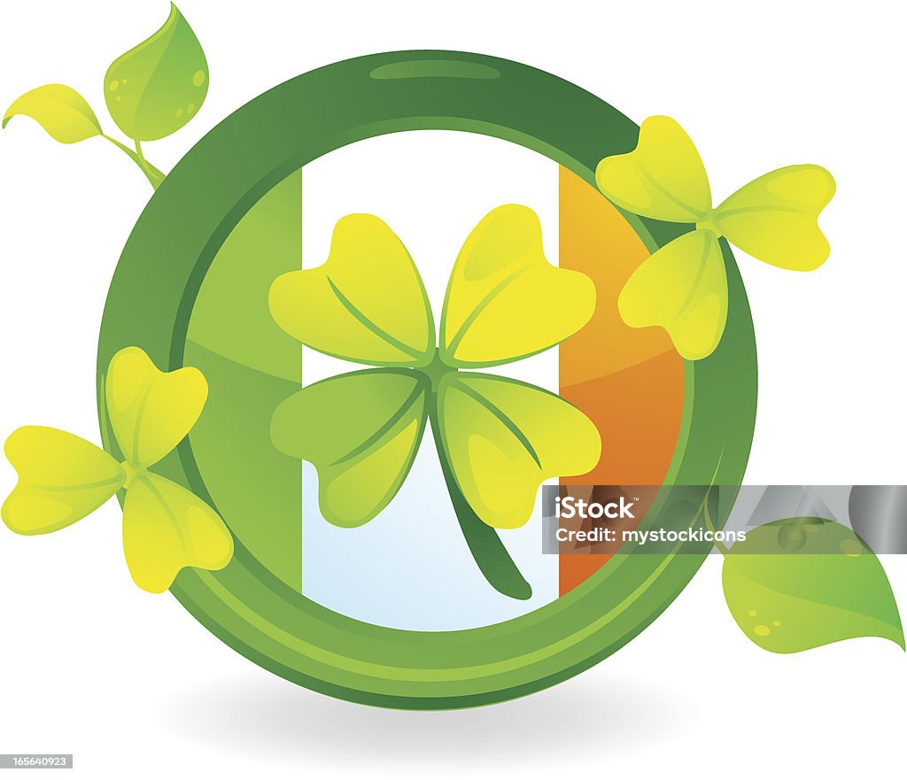 St. Patrick's Day emblema irlandês - Vetor de Animal royalty-free