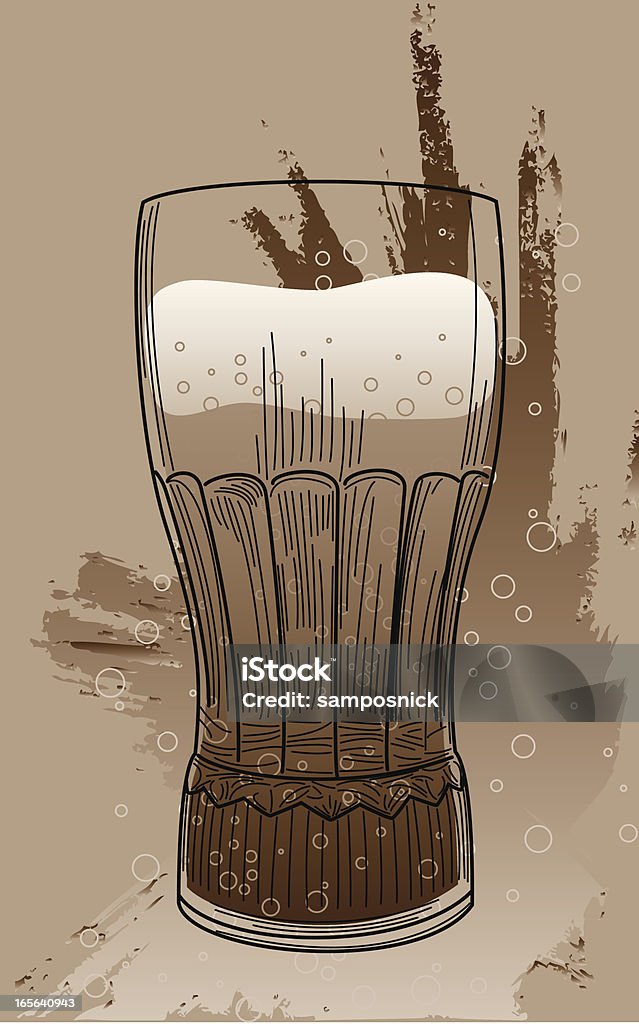 Bière-Dark Ale - clipart vectoriel de Aquarelle libre de droits