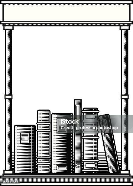 Silografia Ex Libris - Immagini vettoriali stock e altre immagini di Libro - Libro, Vecchio stile, Silografia