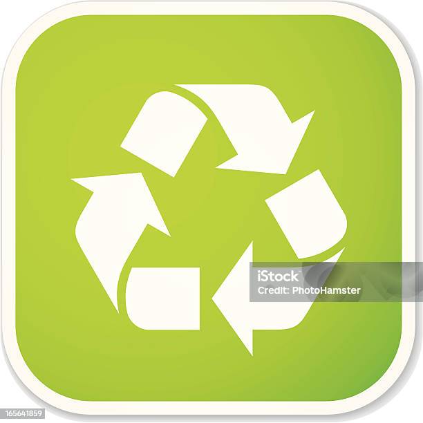 Symbole De Recyclage Mètres Autocollant Vecteurs libres de droits et plus d'images vectorielles de Recyclage - Recyclage, Ruban de möbius, Infini