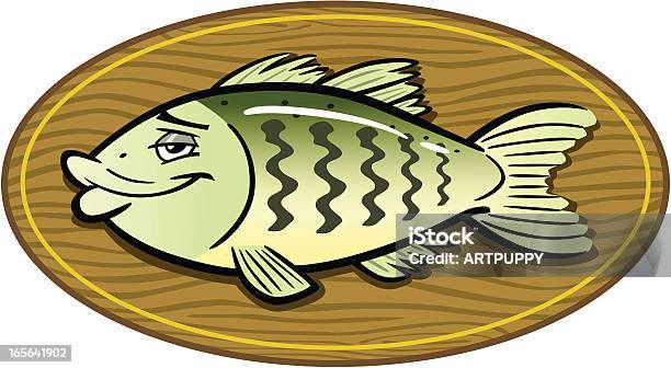 Berittener Bassfish Stock Vektor Art und mehr Bilder von Taxidermie - Taxidermie, Fisch, Fischen