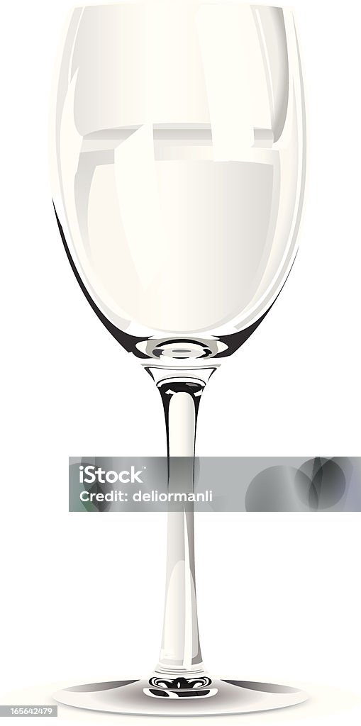 Bicchiere da vino - arte vettoriale royalty-free di Alchol
