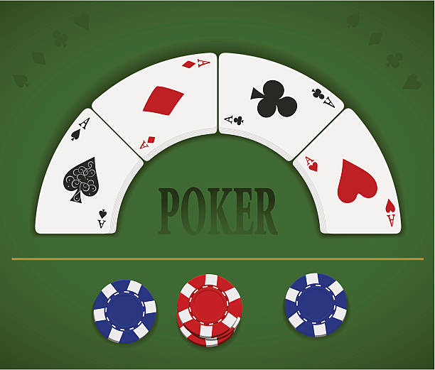 illustrazioni stock, clip art, cartoni animati e icone di tendenza di poker - full