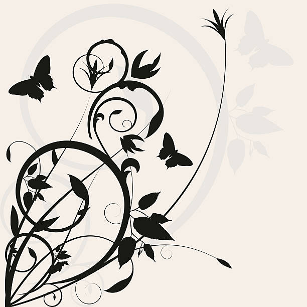 floral design vector art illustration