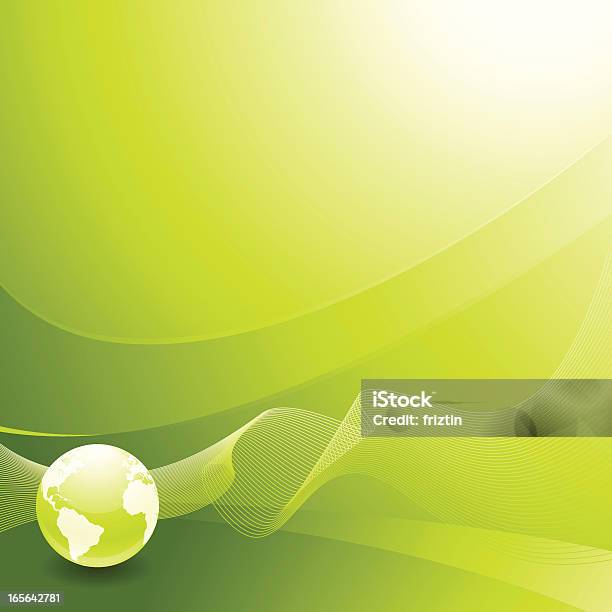 Green Earth Background Eps8 Stock Illustration - Download Image Now - Earth Day, Abstract, Abstract Backgrounds