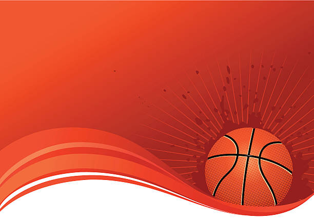 basketball-hintergrund - bettafish stock-grafiken, -clipart, -cartoons und -symbole