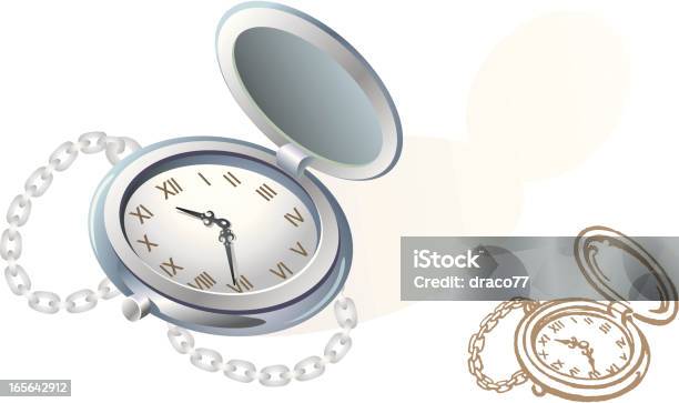 Pocket Watch Stock Illustration - Download Image Now - Pocket Watch, Blue, Digitally Generated Image