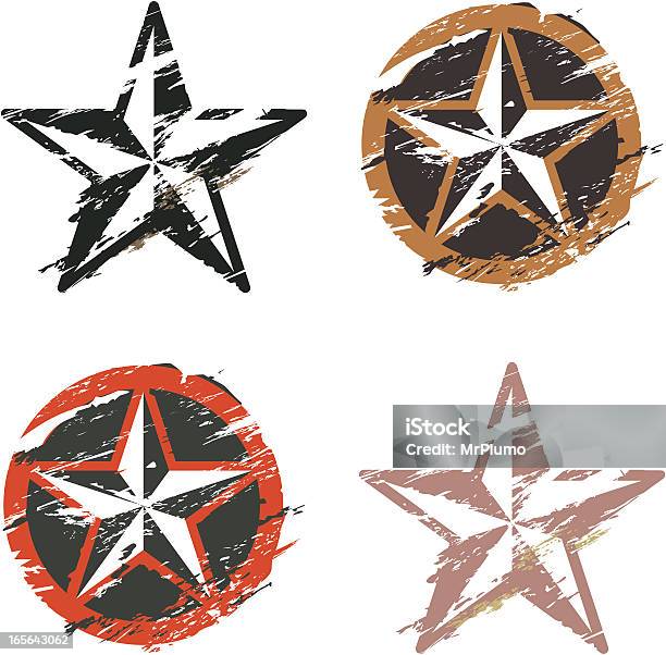 Grunge Nautical Star Tattoo Stock Illustration - Download Image Now - Star  - Space, Star Shape, Weathered - iStock