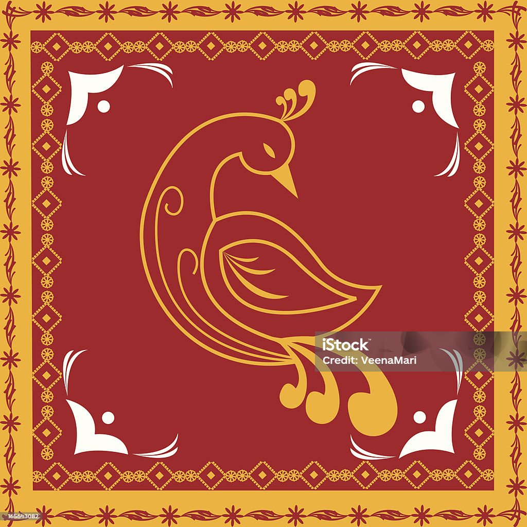 Beautiful Indian Folk art Self illustrated Beautiful Indian Folk art.Please see some similar pictures from my portfolio:  Border - Frame stock vector