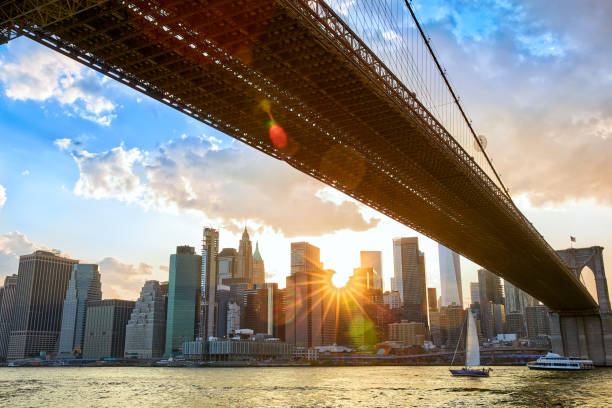 istock Manhattan Financial District and Brooklyn Bridge 1656430972