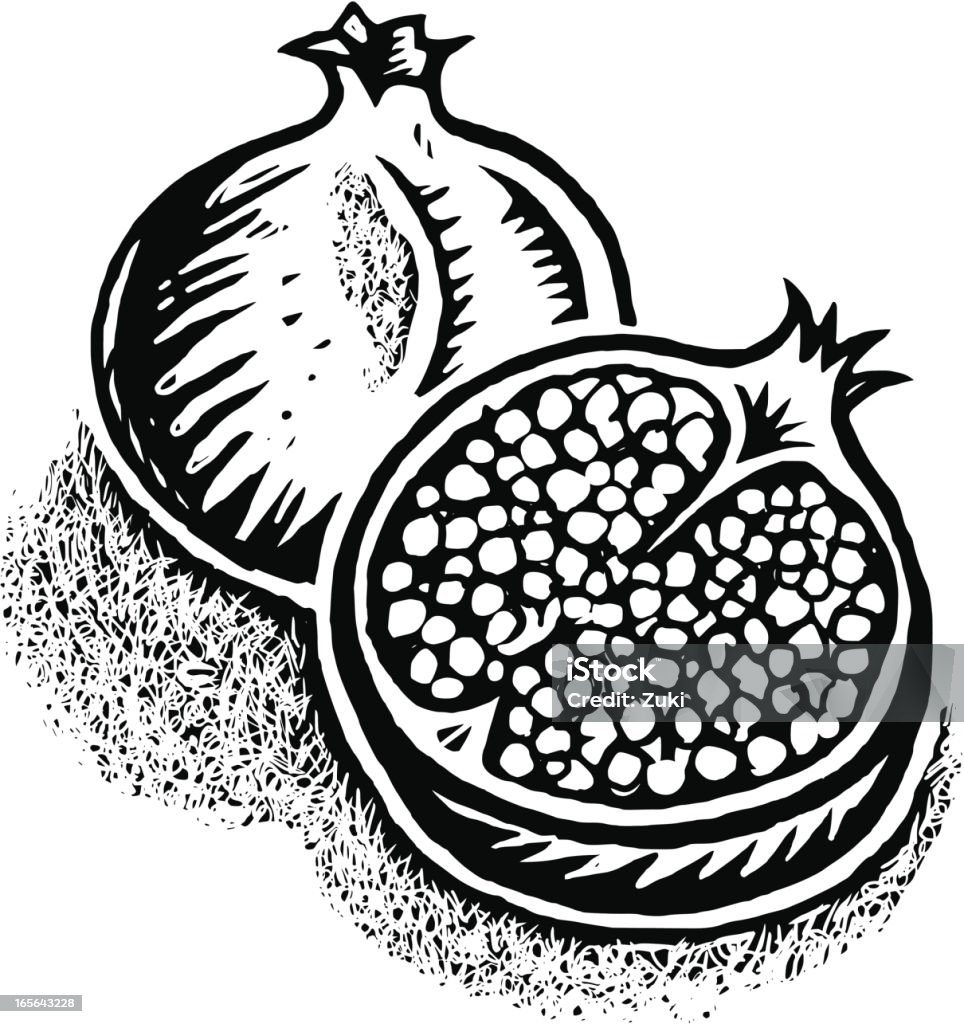 Grenade - clipart vectoriel de Grenade - Fruit exotique libre de droits