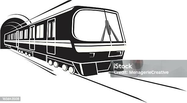 Métro Train Vecteurs libres de droits et plus d'images vectorielles de Métro - Transport ferroviaire - Métro - Transport ferroviaire, Métro - Train de voyageurs, Image en noir et blanc