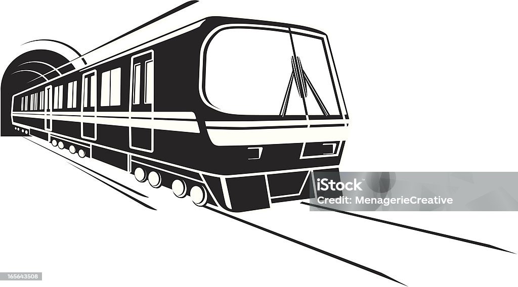 地下鉄電車 - 地下鉄のロイヤリティフリーベクトルアート