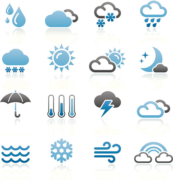 bluesico-набор 9 (погодных условий - storm umbrella parasol rain stock illustrations