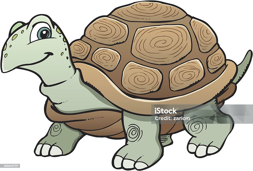 La tortuga - arte vectorial de Animal libre de derechos