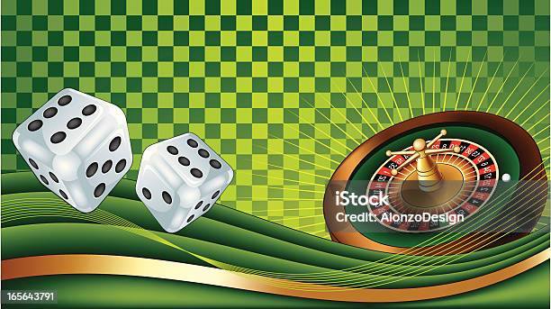 Glücksspiel Hintergrund Stock Vektor Art und mehr Bilder von Roulette - Roulette, Kasino, Würfel - Glücksspiel