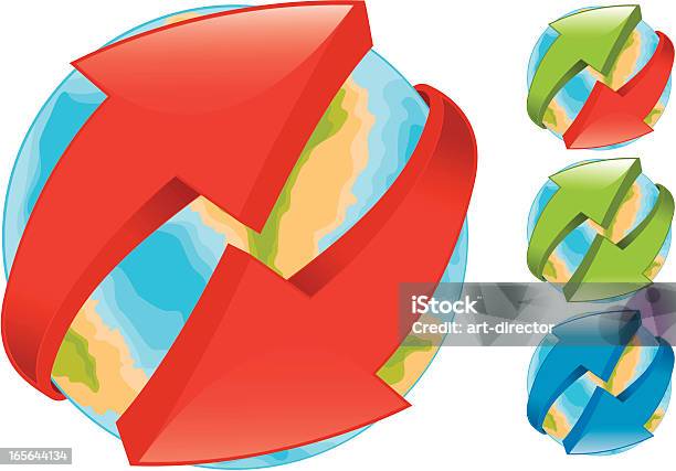 Il Mondo - Immagini vettoriali stock e altre immagini di Affari - Affari, Affari internazionali, Comunicazione globale