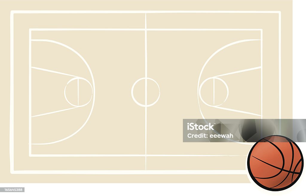 Koszykówka - Grafika wektorowa royalty-free (Grafika wektorowa)