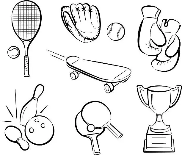 Vector illustration of Sports 2