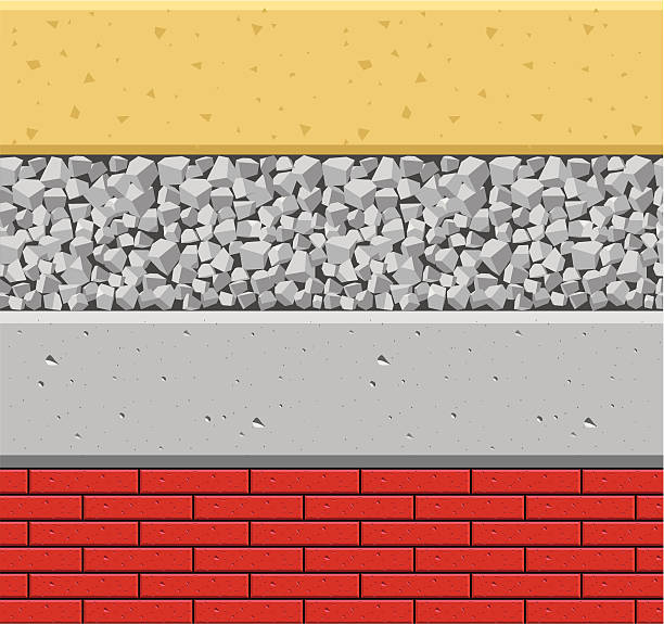 ilustrações, clipart, desenhos animados e ícones de material - gravel