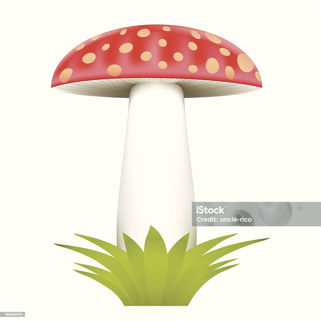 Amanita 머시룸 - 로열티 프리 0명 벡터 아트