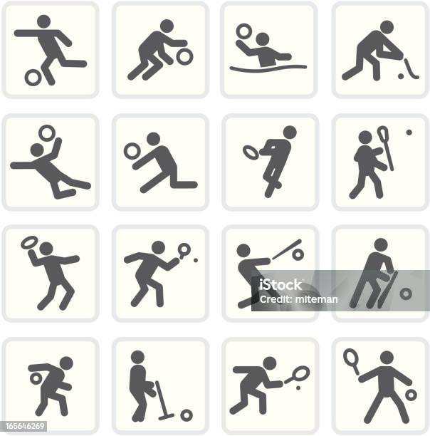 Bat Ball Sports Raw Collection Stock Illustration - Download Image Now - Boules, Icon Symbol, Softball - Sport