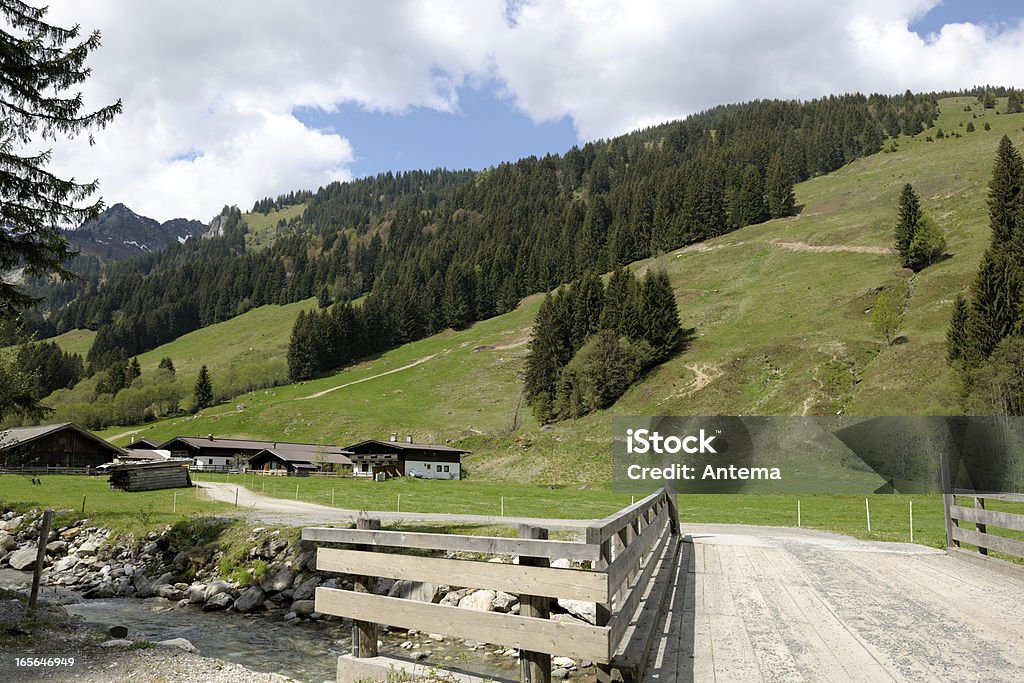 Aschau Долина в Альпах - Стоковые фото Австрия роялти-фри