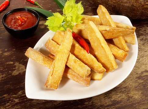 Fried Manioc Sticks - Fast Food