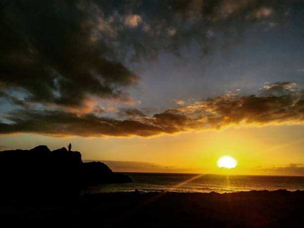 istock Sunset in Punta de Teno Natural Park. Tenerife 1656491909