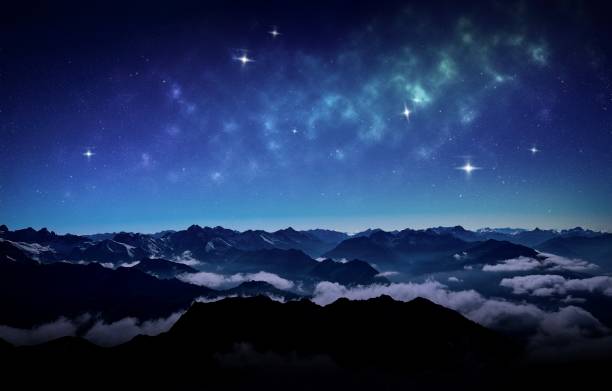 istock Stars on sky in the mountains 1656500991