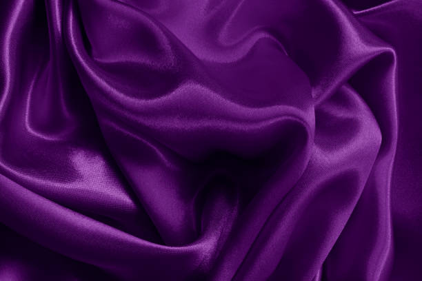 istock Purple fabric cloth texture for background and design art work, beautiful crumpled pattern of silk or linen. 1656518113