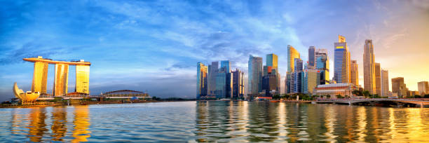 istock Singapore city skyline panorama 1656522635